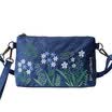 Princess Elegant With You Embroidery Art Messenger Messenger Hand With Shoulder Oxford Canvas Nylon Bag 1609AW006 Blue