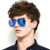 Blue bluekiki polarized sunglasses male color film sunglasses driving mirror sunglasses camstick 3025 silver frame mercury