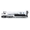 siku world brand toy car model simulation engineering vehicle military model truck alloy car model - flatbed trailer with rocket SKUC1614