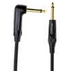 Flanger Guitar Connection Line Electric Guitar Bass Audio Line Speaker Line Noise Reduction 3 m FLG-04 Black Elbow