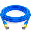 Shanze SAMZHE CAT-708L Engineering Grade 7 CAT7 Class Copper Plating Double Shield High Speed ​​Network Jumper 7 Type Finished Cable Network Cable Blue 8 m