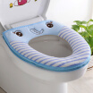 Sheng silk Shangpin cartoon zipper toilet pad sets of toilet ring warm sitting cushion 2 only installed B models