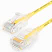 Shanze SAMZHE SZW-2080 super six types of thin diameter CAT6A high-purity oxygen-free copper jumper 8-core twisted pair high-speed ultra-6 type RJ45 network cable 8 meters yellow