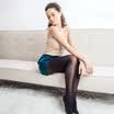 Jingdong supermarket TOLORINIE pantyhose 60D bikini velvet pantyhose spring stockings thin bottom socks 3 double mixed color are all K0981