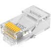 Shanze SAMZHE FK-6100 six types of special purpose crystal head gold plated RJ45 crystal head CAT6 class 8 core 8P8C computer network cable connector 100 box