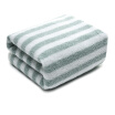 Large bed DAPU bath towel home textiles category A bath towel Xinjiang Avati bath towel color yarn yarn yarn stripes cotton towel light green stripes 530g 70 140cm