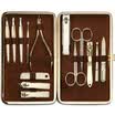 Jingdong Supermarket 777 Nail Knife Set Nail Clamp Repair Capacity 14pcs Set TS-392KLG Brown
