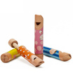 Germany can come to race Classic world wooden cartoon retractable whistle baby pull whistle beginner musical instrument random delivery 2802