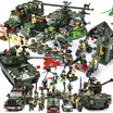 ENLIGHTEN assembled puzzle blocks Military Series Stereo pincha taircraft&tanks set of 11 boxes of field army