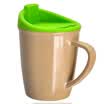 HUSKS WARE cups green children with handle cups H12-CR001-G