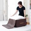 Jingdong Supermarket Youfen boutique double-thicked quilt storage bag clothes quilts bag can be washed Oxford cloth large finishing bag coffee little