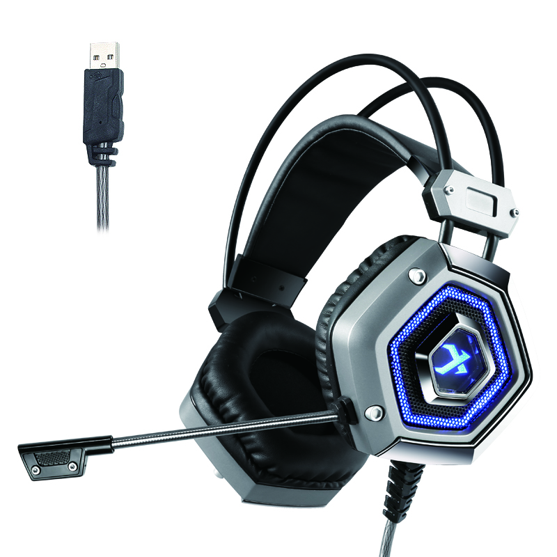 XIBERIA X13 computer&gaming headset iron gray