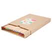 Morning light M & G AWPQ1503 kraft paper box logs round flat cut color pencil color lead 36 color box