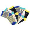 LOONEY TUNES Lotto Children&39s Socks Striped Rana Socks Four Seasons Combed Cotton Cute Childlike Feet Baby Socks 6 Double 20-22cm
