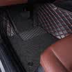 Kang car treasure car mats all surrounded by leather wire ring special black red line manufacturers custom straight hair