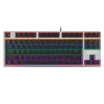 Rapo V500S Alloy Edition Colorful Backlight Game Mechanical Keyboard Backlit Keyboard Game Keyboard Computer Keyboard Notebook Keyboard Black Green Axis