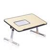 Double bed computer desk cooling laptop desk foldable lifting fan version black 6030
