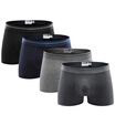 Heng Yuen Cheung men&39s underwear long stretch elastic cotton business flat angle underwear simple&comfortable waist color mixed with four pieces of a combination of 185110