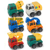 Lefei Lefei 3977 Inertial City Construction Car 6 Pack Folding Set Dump Truck Excavator Tanker Crane Excavator Garbage Truck Inertial Vehicle Lefei Lefei 3977 Inertial City Construction Car 6 Pack Folding Set Dump Truck Excavator Tanker Crane Excavator Garbage Truck Inertial Vehicle