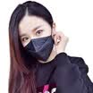 MA CS-001 graphene masks pm25 anti-haze masks KN95 self-priming filter dust mask anti-particulate earbud breath valve male&female riding black blue