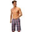 Jingdong Supermarket seven wolves mens beach pants mens cotton shorts a Luo pants British wind casual pants deep blue 06498 XL