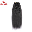 7A Remy Virgin Peruvian Afro Kinky Straight Human Braiding Hair Bulk No Weft Italian Coarse Yaki Bundles 100g One Bundles