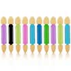 Jingdong supermarket excellent home UPLUS double-headed eye shadow eye shadow brush ten loaded color random old&new packaging random delivery