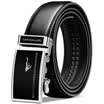 Seven wolves belts male upgrade lengthened version of youth leisure automatic buckle belt business belt 7A01036532 black