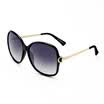 Ms San &39s sunglasses trend big round box polarized glasses driving sunglasses female 8509 amber