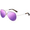 EYEPLAY sunglasses men&women trendy polarizing sunglasses island glasses eyes play B1509001NP-C3-60mm purple film