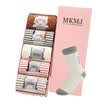 Jingdong supermarket MKMJ women&39s cotton socks fashion cute cat casual cotton socks mixed color 5 pairs of equipment