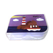 Eyekan Century Kaida contact lens case companion box double box care box K1516 yellow pattern random Eyekan Century Kaida contact lens case companion box double box care box K1516 yellow pattern random