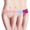 The United States&Ya Ting 3 ladies underwear Seamless sexy comfortable hollow lace underwear women glass gold dream purple cherry powder L code