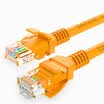 Shanze SAMZHE YL-501 high-speed ultra-five CAT5e network cable 100 Gigabit network cable computer network jumper super 5 class finished cable yellow 1 m