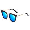 Wei Gou&39s VEGOOS 9095 polarized sunglasses round box retro tide people sunglasses female models face repair sand through purple box white purple