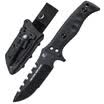 Han Road HX OUTDOORS Tiger Shark D2 Steel Outdoor Tactical Knife High Hardness Field Self-defense Tool Straight Knife Seeking Knife Sharp Outdoor Knife