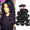 Peruvian Virgin Hair Body Wave 4 Bundles Ms Lula Hair Peruvian Body Wave 7A Unprocessed Virgin Hair Cheap Human Hair Bundles