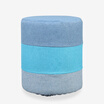 Meadows Stool Round Fabric Rainbow Stool Wear Stool Dining Chair Tea Stool Stool Stool Stool Bench Stool Kindergarten Small Bench Plate Blue 13678