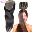 QDKZJ 35x4 Lace Closure Brazilian Hair Straight Human Virgin Hair Closure Unprocessed Top Closure Middle 3 Part Ble