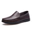 Playboy wild business casual leather shoes feet lazy shoes round head Carrefour shoes driving shoes men&39s shoes 6AW509052D02 brown 40