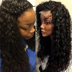 Dreamy hair Deep Curly Lace Wigs Brazilian Lace Front Human Hair Wigs With Baby Hair Glueless Lace Front Wigs For Black Women