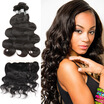 Brazilian Body Wave Lace Frontal Closure With Bundles Dream Diana Brazilian Virgin Hair Body Wave With Closure Human Hair Weave