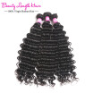 3 Bundles Malaysian Deep Wave Virgin Hair Malaysian Curly Hair Extensions Malaysian Virgin Hair Deep Curly Human Hair Weave