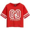 Semir T-shirt short-sleeved T-shirt female summer cartoon half-sleeved loose cotton couple models 12216000131 orange red S