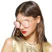 LOHO glasses life bright color polarized driving mirror female models trend fashion driving sunglasses male toad mirror P5156 brown