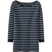 Semir Women&39s fresh stripes wild casual students conventional models T-shirt 19316010803 white red tone M