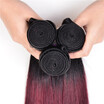 7A Ombre Malaysian Straight Hair 3 Bundles Ombre Blonde Human Hair Extensions Red Burgundy Malaysian Straight Virgin Hair Ombre