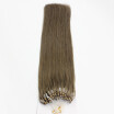 100 Brazilian Virgin Remy Hair 18 Ash Blonde Double Drawn Straight Micro Bead Loop Ring Hair Extensions 1gs