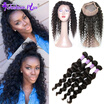 9A 360 Lace Frontal With Bundle Loose Wave Brazilian Virgin Hair with Closure 360 Lace Virgin Hair Human Hair 360 Lace Frontal