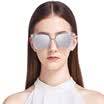 Wei Gou&39s VEGOOS 9073 polarized sunglasses female models fashion face frame big frame driving mirror glasses sunglasses transparent frame mirror mercury